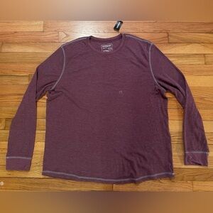 Express | Maroon long sleeve shirt | men XL